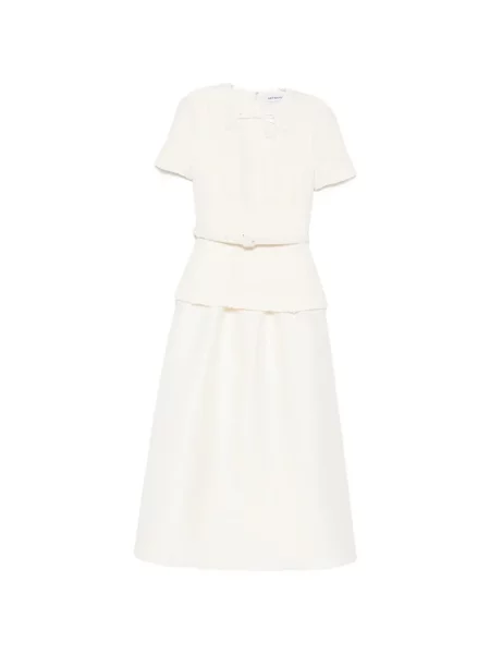 Cu centură rochie midi Self-portrait tricotate