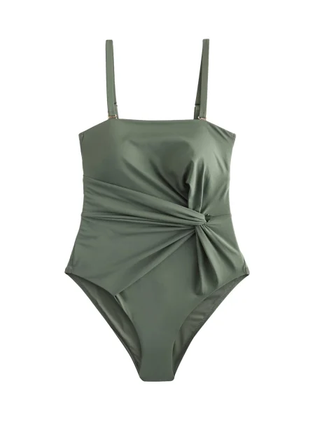 Next Costum de baie întreg kaki