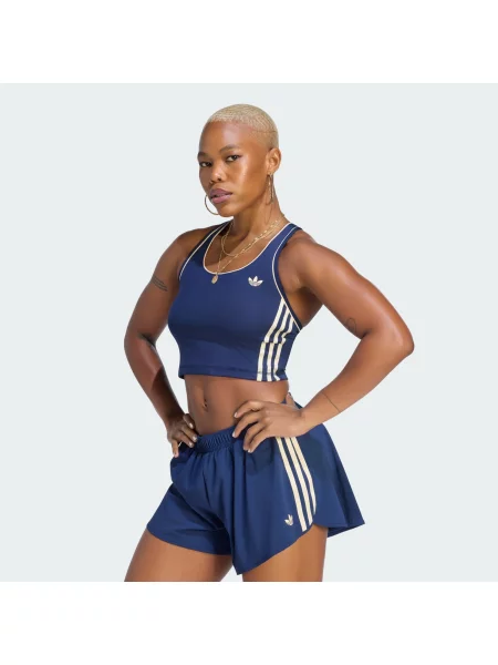 ADIDAS PERFORMANCE Sport top albastru alb