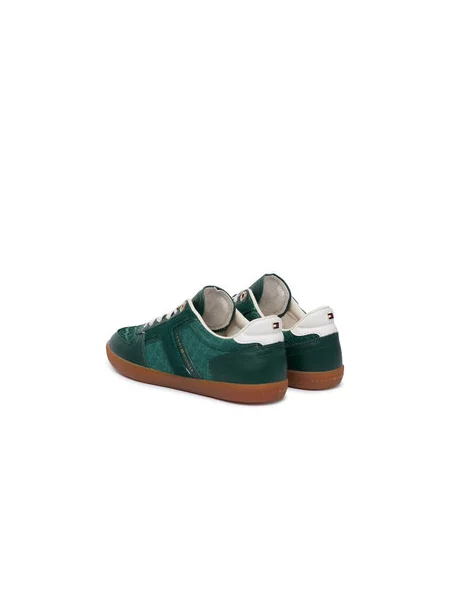Laisvalaikio batai Tommy Hilfiger Th Tribeca Sneaker Monogram žalia