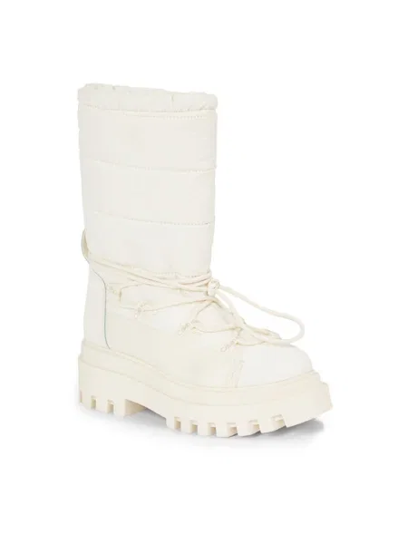 Calvin Klein Jeans Bokacsizma Flatform Snow Boot Wn fehér