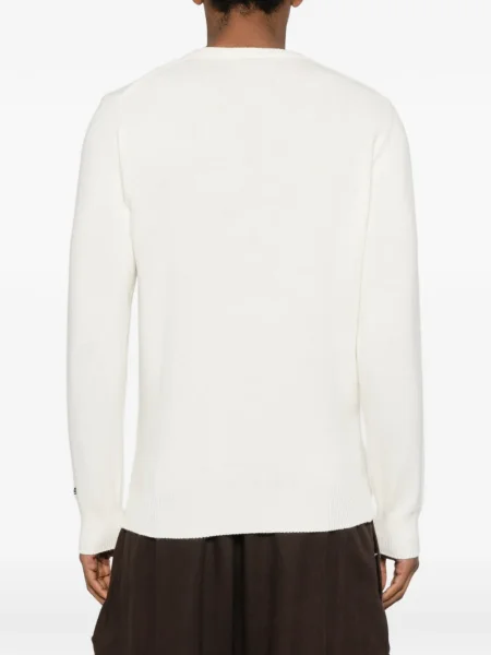 Pulover Mc2 Saint Barth cu broderie alb
