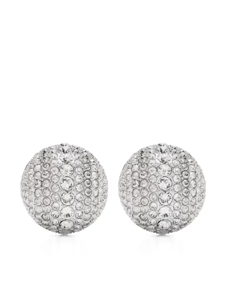 Cercei Swarovski argintiu