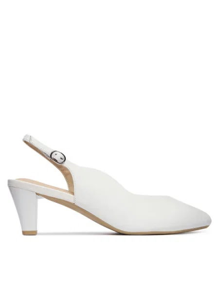 Caprice Pantofi pumps alb