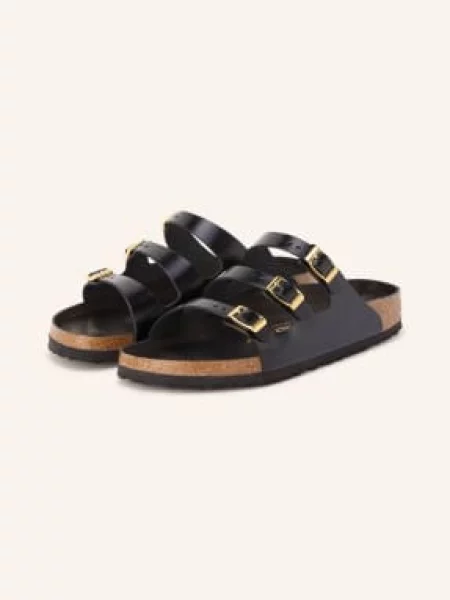 Birkenstock Pantofle Florida / zlatá černá