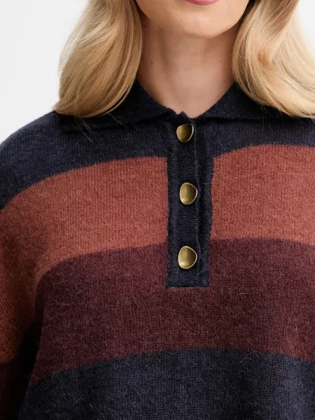 Светр із додаванням вовни Sessun синій