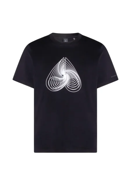 Grafic tricou Moose Knuckles cu imagine negru