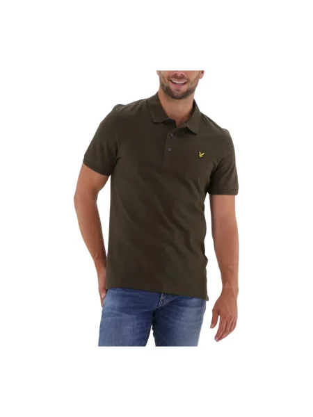 Koszulka polo Lyle & Scott zielona