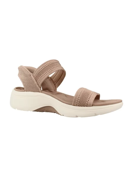 Sandály Skechers béžové