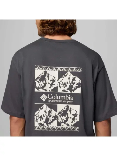 Ocieplana koszulka sportowa Columbia szara