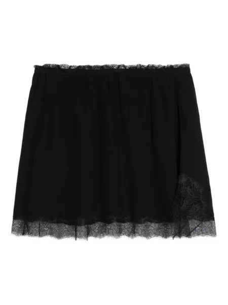 Fusta mini Zadig&voltaire din dantelă negru
