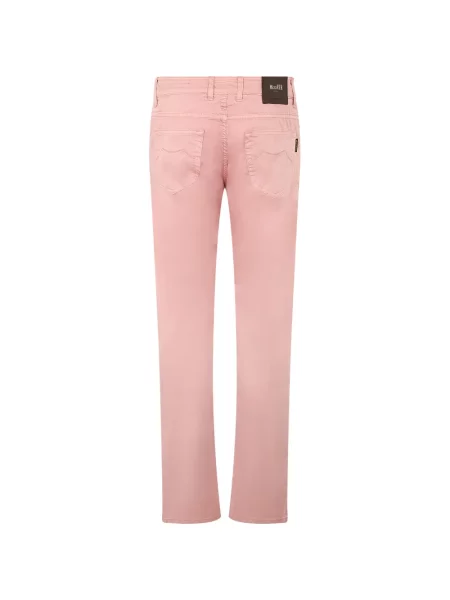 Blugi Moorer cu 5 buzunare roz