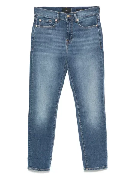 Blugi skinny 7 For All Mankind albastru