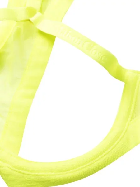Průsvitná podprsenka Maison Close žlutá