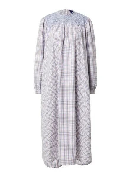 Résumé Šaty Onaris svetlomodrá / tmavohnedá biela