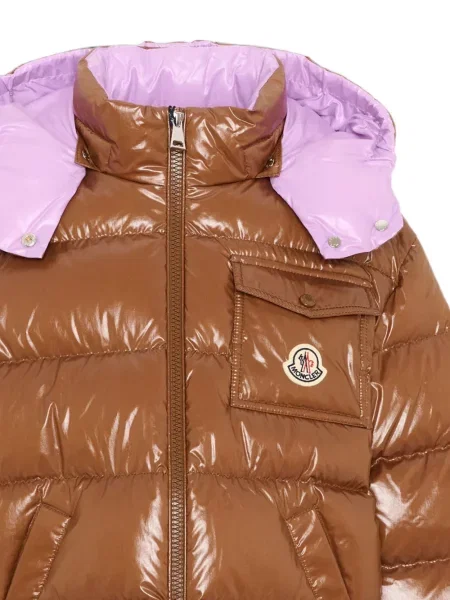 Kurtka dziecięca Moncler Enfant brązowa