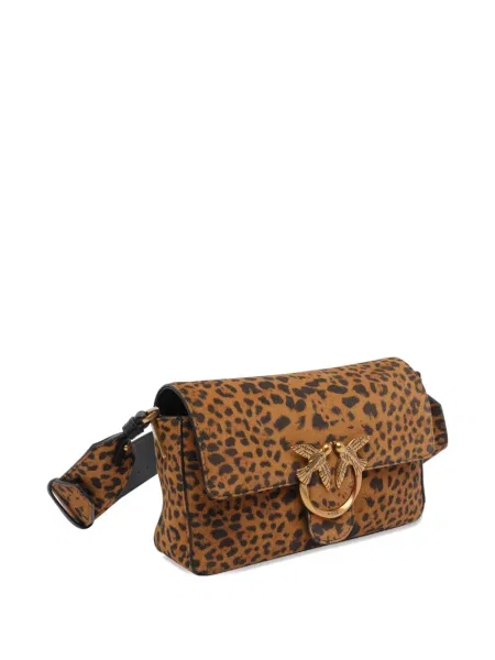 Чанта Pinko на точки кафяво