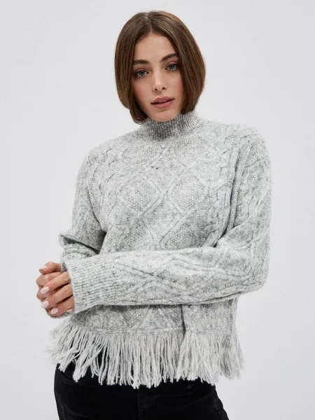 Pulover Marisse gri
