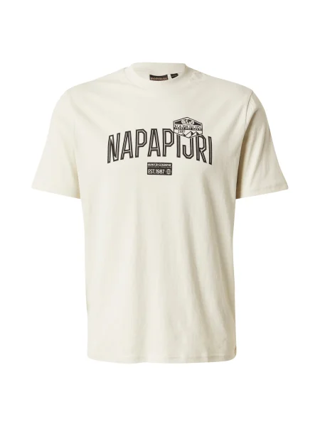 Napapijri Tričko S-Funes Ss béžová