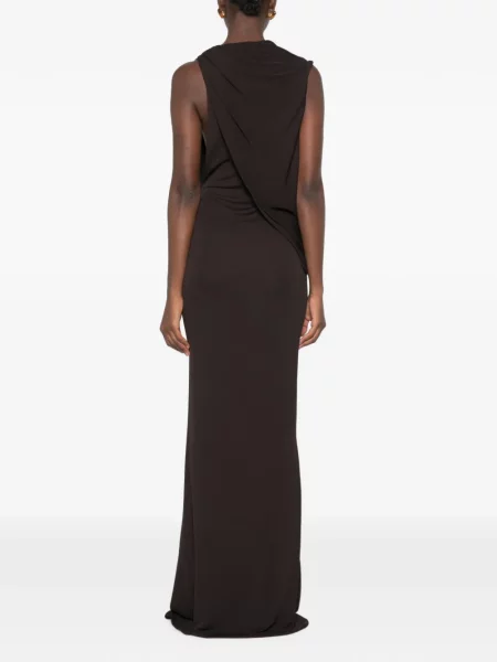 Rochie maxi Tom Ford drapată maro