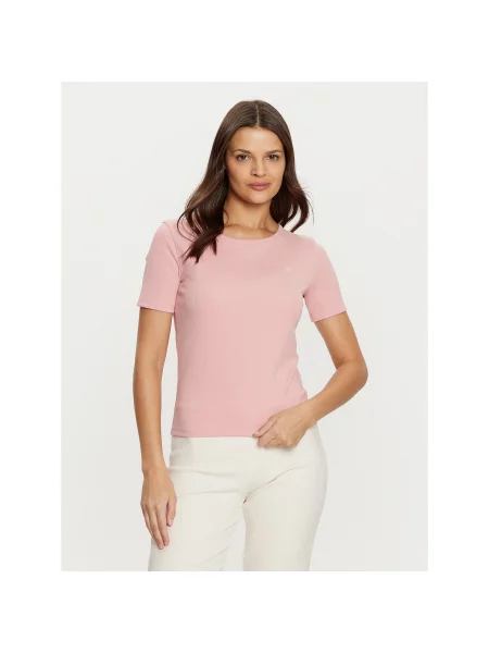 Guess T-Shirt Regular Fit ροζ