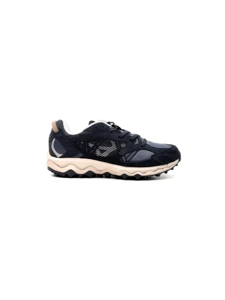 Sneakersy Mizuno skórzane niebieskie