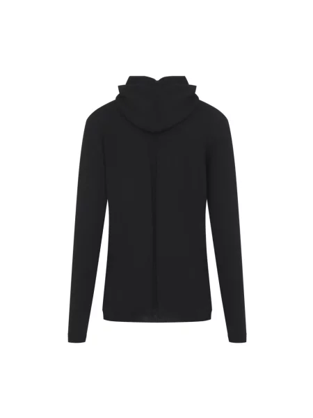 Bluza z kapturem Rick Owens czarna