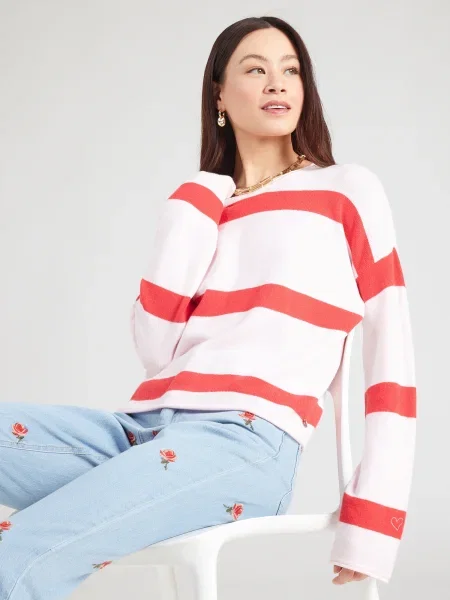 Frieda & Freddies NY Pulover rosé / sângeriu