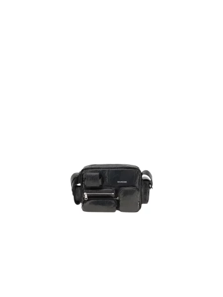 Torba Balenciaga Explorer skórzana czarna