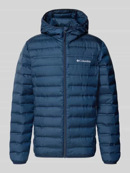 Kurtka puchowa Columbia Lake 22 II Down Hooded collegiate navy granatowa