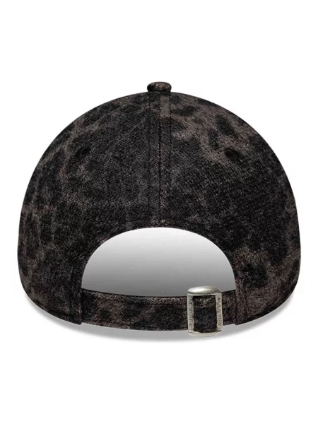 Czapka z daszkiem New Era w panterkę czarna