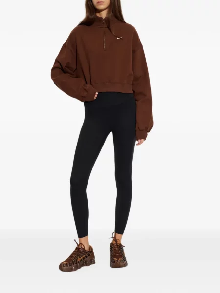 Fleece φλις φούτερ Nike καφέ