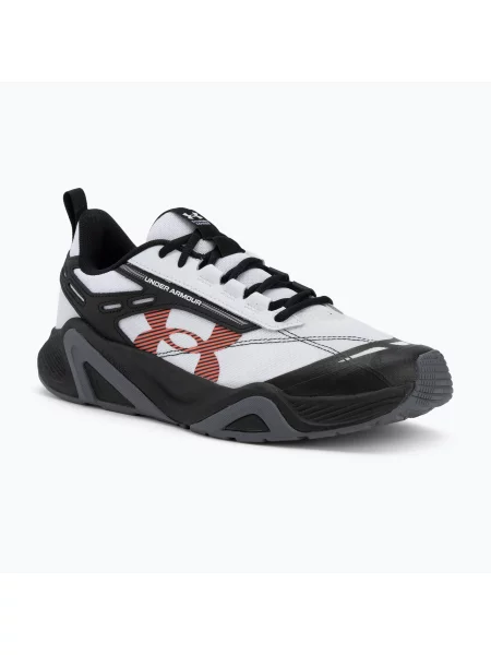 Мъжки обувки за тренировка Under Armour Charged Commit TR 5 white/black/venom red бяло