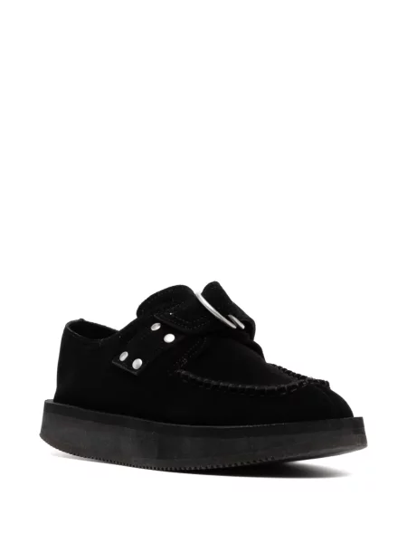 Pantofi loafer Suicoke din piele de căprioară negru