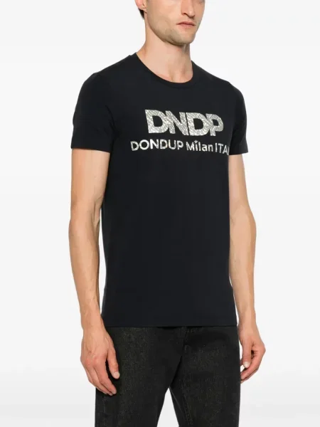 Póló Dondup nyomtatás fekete