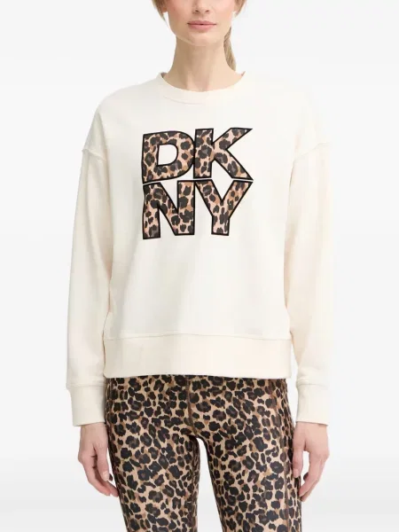 Hanorac Dkny cu imagine cu model leopard