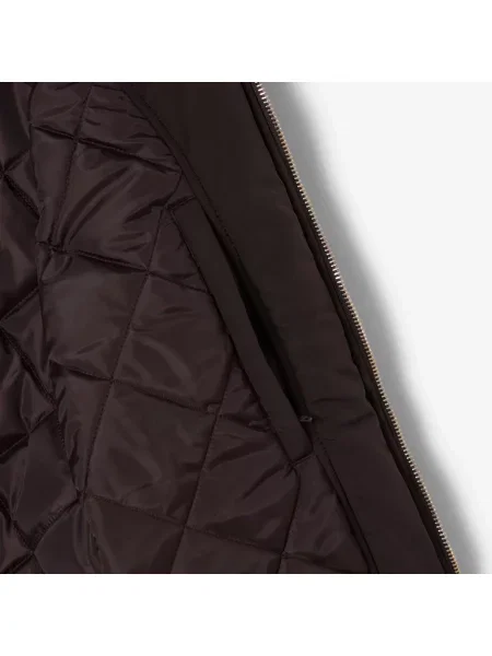 Lacoste Kurtka Bomber Classic Fit brązowa