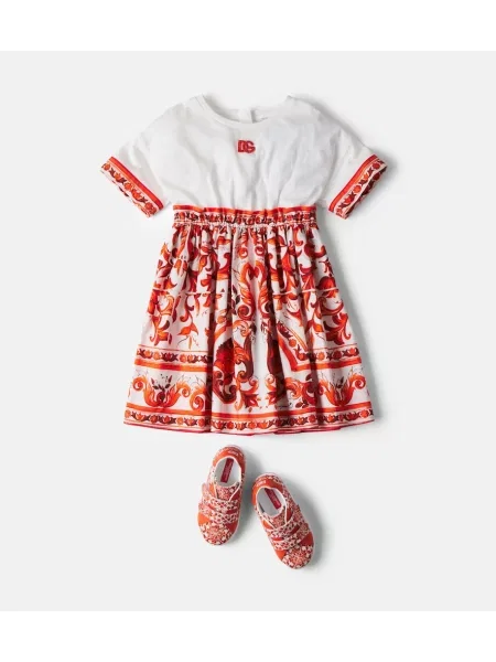 Gyerek ruha Dolce&gabbana narancsszínű