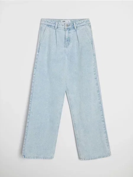 Широкі джинси синій