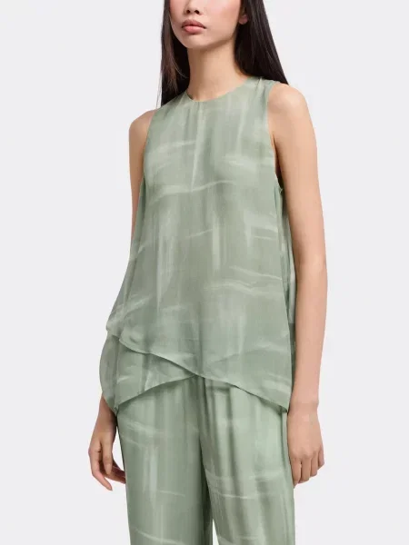 Блуза Armani Exchange зелений