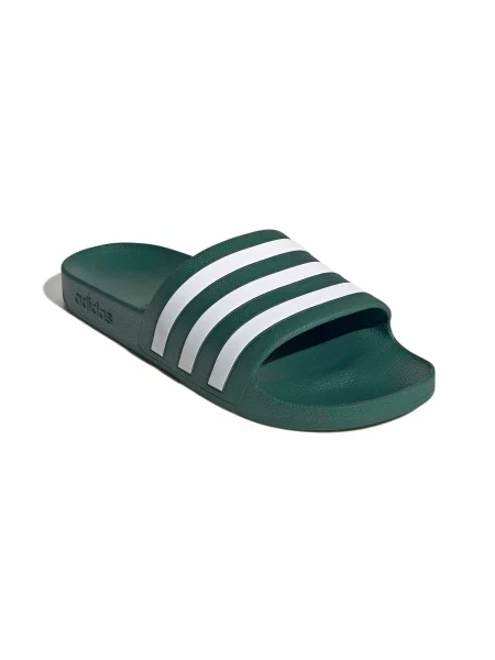 ADIDAS ORIGINALS Saboți ADILETTE AQUA verde închis alb