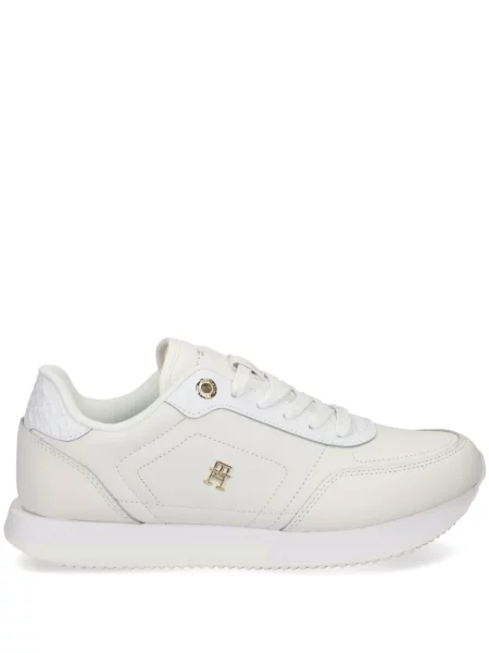 Sneakerși Tommy Hilfiger din piele alb