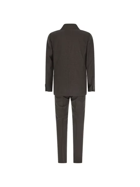 Costum Lardini în carouri maro