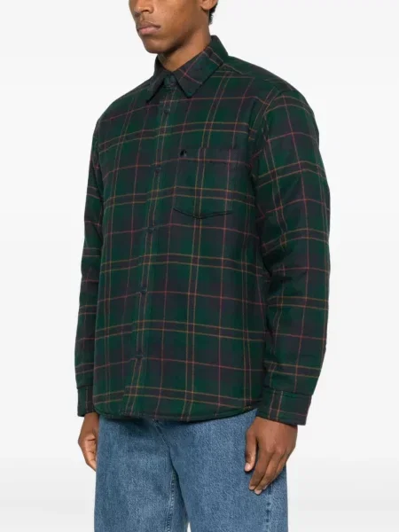 Geacă Carhartt Wip în carouri negru