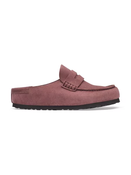 Birkenstock Naples Wrapped LEVE șalpi mocasini pentru femei din piele întoarsă