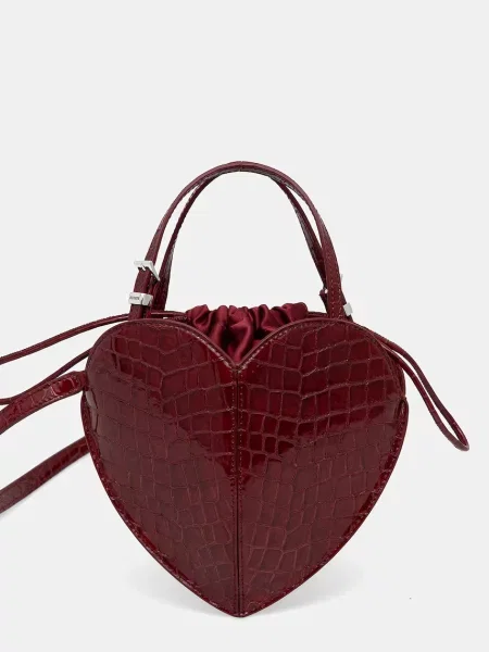 Rotate geantă crossbody pentru femei din piele