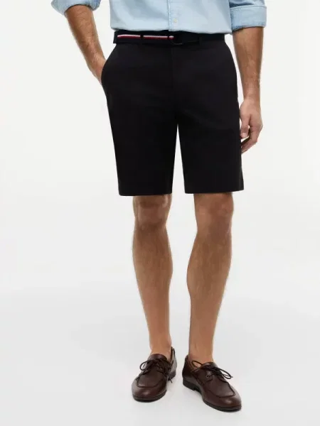 Pantaloni scurți Tommy Hilfiger negru
