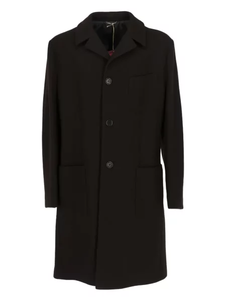 Pruhovaný jednořadý kabát Romeo Gigli Pre-owned hnědý