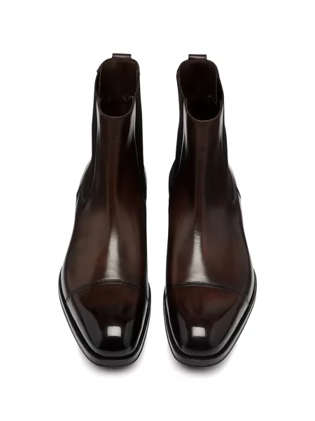 Botine chelsea Tom Ford din piele maro