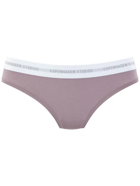 Copenhagen Studios Tanga mauve alb
